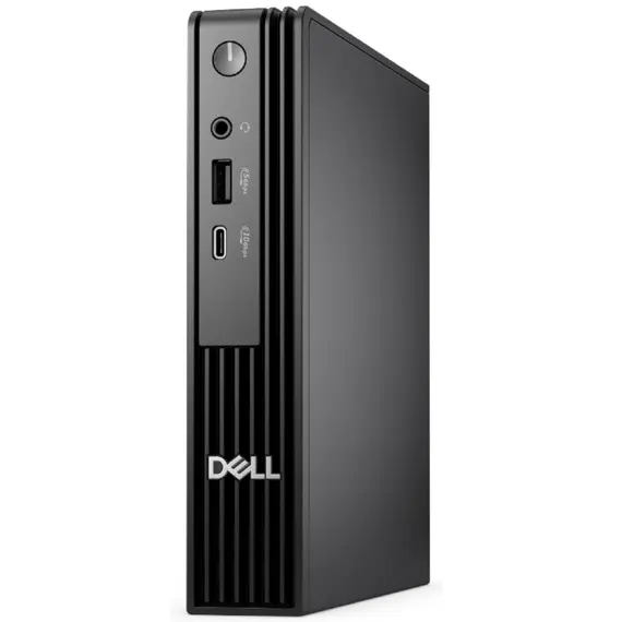 პერსონალური კომპიუტერი Dell Pro Micro QCM1250/Intel Core i3 14100T/ 1 x 8GB, DDR5 4800 MT/s/512 SSD/Integrated/Wi-Fi 6E BT/Kb + mouse/65W AC/Ubuntu/3Yrw - Primestore.ge