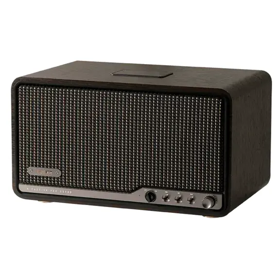 დინამიკი Edifier S300, 80W, Bluetooth, Wi-Fi (Apple AirPlay), USB-C, AUX, Tabletop Speaker, Black Walnut , 4 image - Primestore.ge