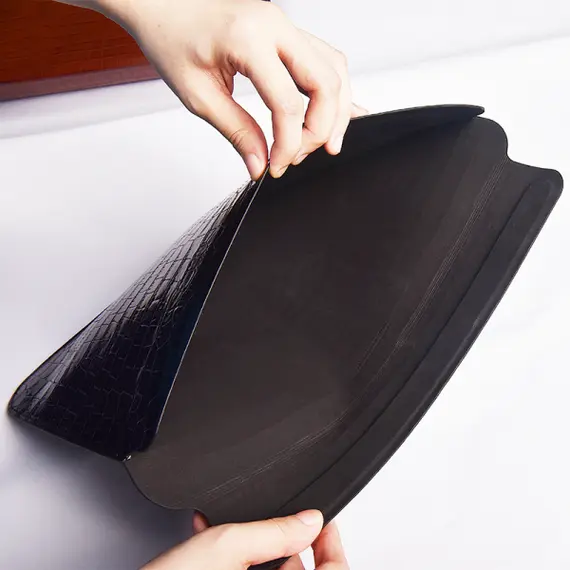 ნოუთბუქის ჩანთა WiWU 13.3'' Skin Croco Geniunie Leather Sleeve Black , 4 image - Primestore.ge