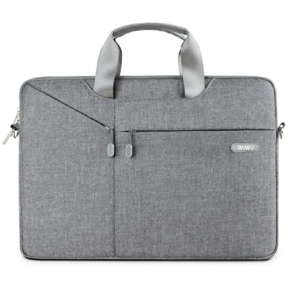 ნოუთბუქის ჩანთა WiWU 13.3" City Commuter Bag Light Grey  - Primestore.ge