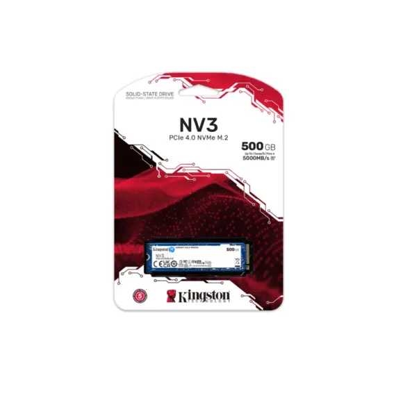 მყარი დისკი KingstonSNV3S/500G 500GB SSD - M.2 2280 Internal PCI Express NVMe - Primestore.ge