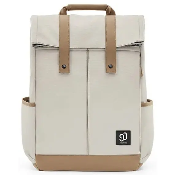 ნოუთბუქის ჩანთა Ninetygo Colleage Leisure Backpack White (90BBPLF1902U-WH09)  - Primestore.ge
