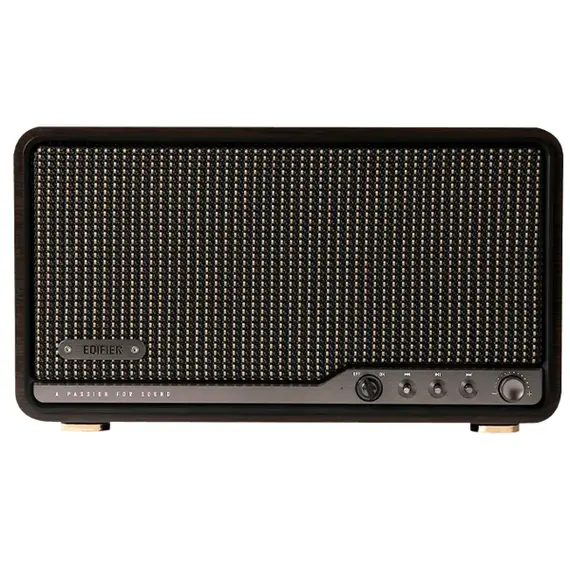 დინამიკი Edifier S300, 80W, Bluetooth, Wi-Fi (Apple AirPlay), USB-C, AUX, Tabletop Speaker, Black Walnut  - Primestore.ge