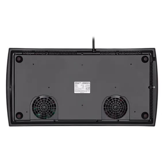 ელექტრო ზედაპირი ARDESTO ICS-B217 electric cooking plate with two hob eyes with total power of 2900 W, touch control - Primestore.ge