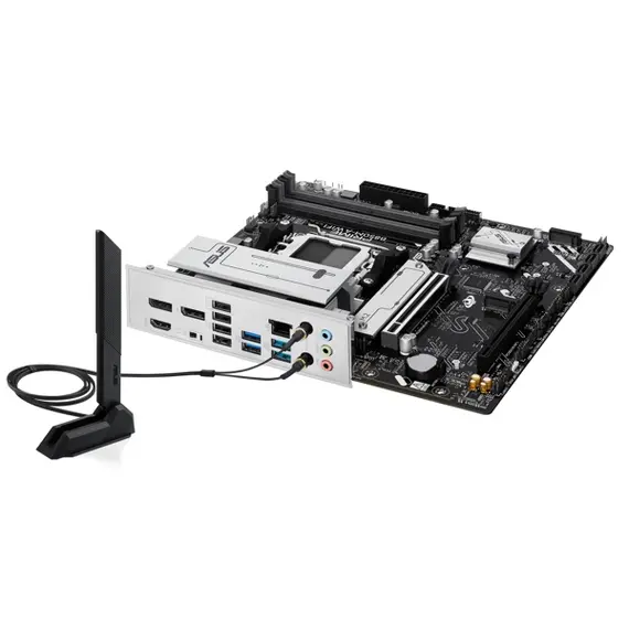 დედა დაფა ASUS Motherboard PRIME B850M-A WIFI sAM5 B850 4xDDR5 M.2 HDMI DP WiFi BT mATX , 4 image - Primestore.ge