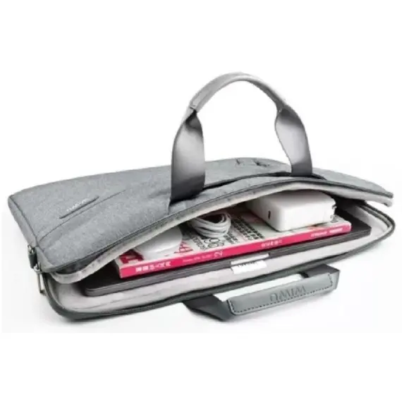 ნოუთბუქის ჩანთა WiWU 13.3" City Commuter Bag Light Grey , 3 image - Primestore.ge