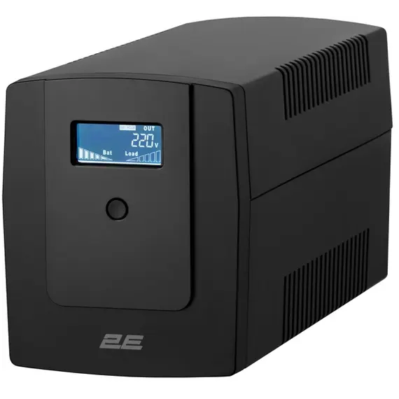 უწყვეტი კვების წყარო 2E DD1500, 1500VA/900W, LCD,USB, 3xSchuko - Primestore.ge