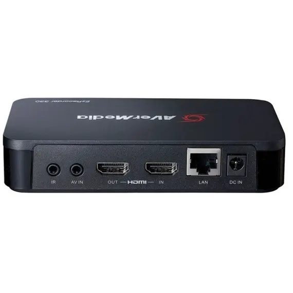 ვიდეო ჩამწერი AVerMedia Video capture device ER330 EzRecorder, 2160p60(pass-trought), 1080p60(record), black - Primestore.ge