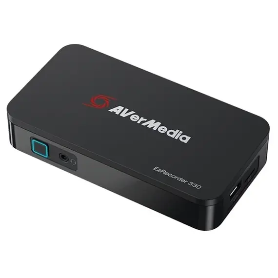 ვიდეო ჩამწერი AVerMedia Video capture device ER330 EzRecorder, 2160p60(pass-trought), 1080p60(record), black - Primestore.ge