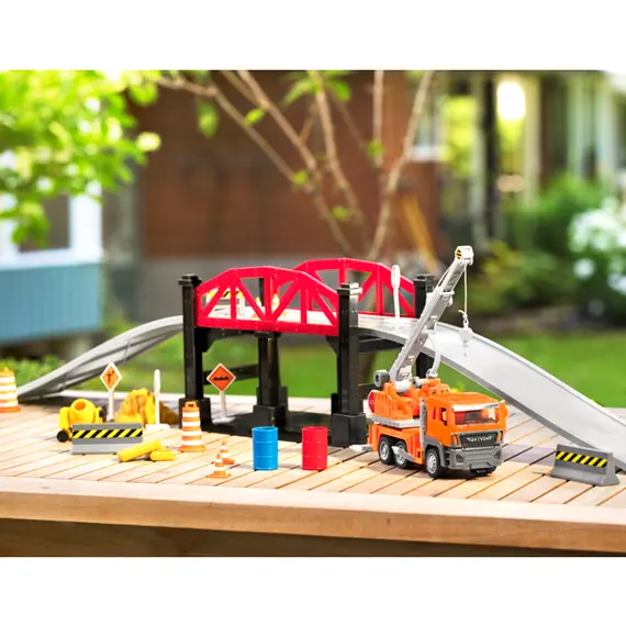 საბავშვო კონსტრუქტორი DRIVEN BRIDGE CONSTRUCTION PLAY SET , 4 image - Primestore.ge