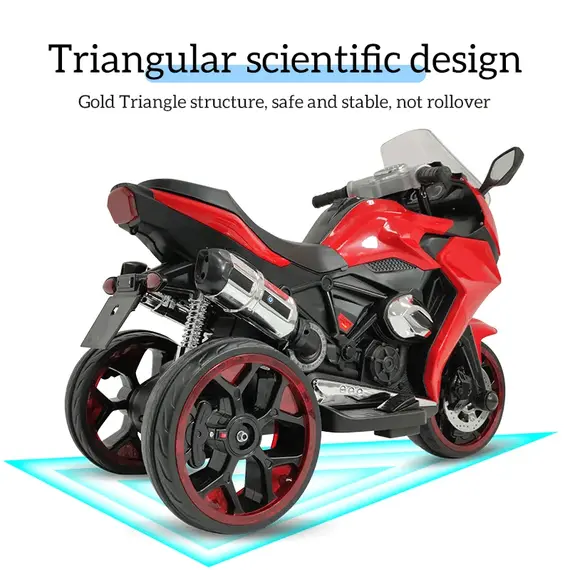 ბავშვის ელექტრო მოტოციკლი 1200RED - Primestore.ge