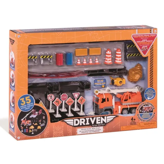 საბავშვო კონსტრუქტორი DRIVEN BRIDGE CONSTRUCTION PLAY SET  - Primestore.ge