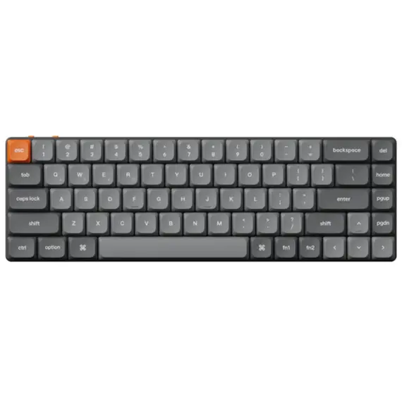 კლავიატურა Keychron K7 Max 84 keys, Gateron Red, WL/BT/USB-A, RGB, black  - Primestore.ge