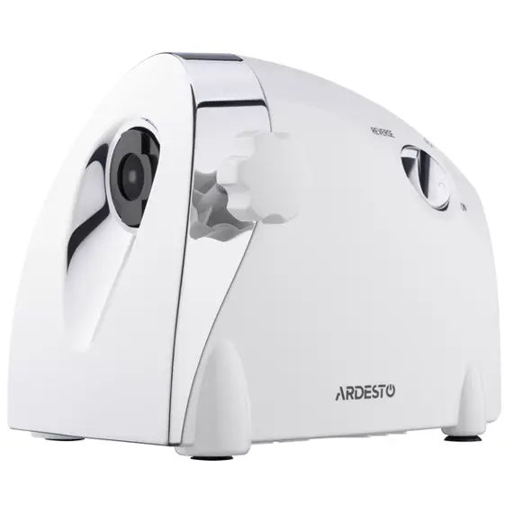 ხორცსაკეპი მანქანა Ardesto Meat grinder, 2000W, prod.-1.9kg/min, 3 cutting plates+for sausag.plates, 3 vegetable slicer, plastik, silver , 2 image - Primestore.ge