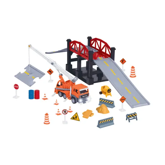 საბავშვო კონსტრუქტორი DRIVEN BRIDGE CONSTRUCTION PLAY SET , 3 image - Primestore.ge