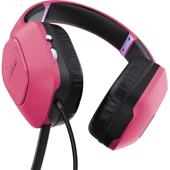 ყურსასმენი Trust GXT415P ZIROX HEADSET - PINK , 3 image - Primestore.ge