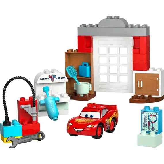 ლეგო LEGO Constructor DUPLO Disney Cars McQueen's Visit to Doc's Garage Set , 2 image - Primestore.ge