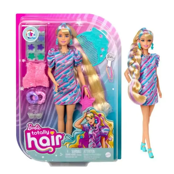 ბარბის თოჯინა Mattel Barbie® Totally Hair Doll - Blonde  - Primestore.ge