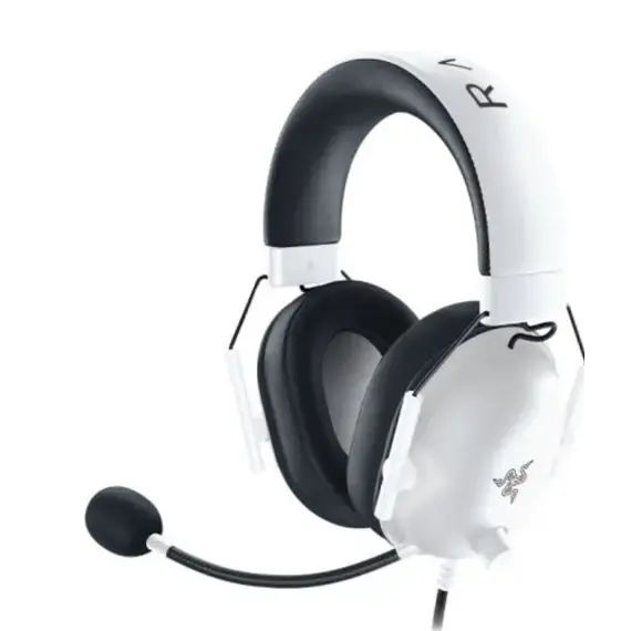 ყურსასმენი Razer Gaming Headset BlackShark V2 X, 7.1, mini-jack, 1.3m, white - Primestore.ge