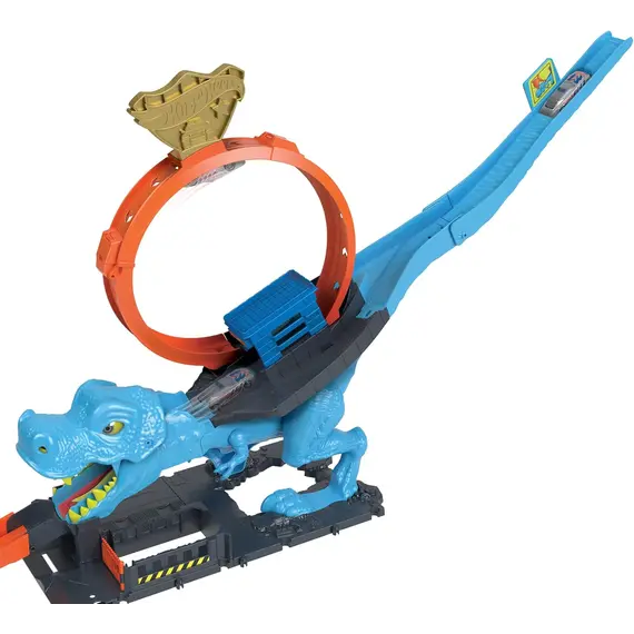 სათამაშო კომპლექტი Mattel HW City T-Rex Chomp Down , 3 image - Primestore.ge
