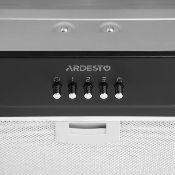 გამწოვი Ardesto Hood integrated, 52cm, 700m3h, metal, 2х1W LED, button," black , 5 image - Primestore.ge