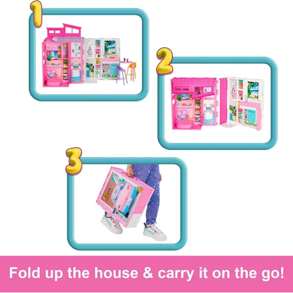 სათამაშო კომპლექტი MATTEL Barbie House , 6 image - Primestore.ge