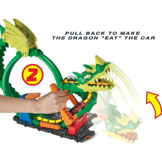 სათამაშო კომპლექტი Mattel HW City Dragon Drive Firefight , 6 image - Primestore.ge