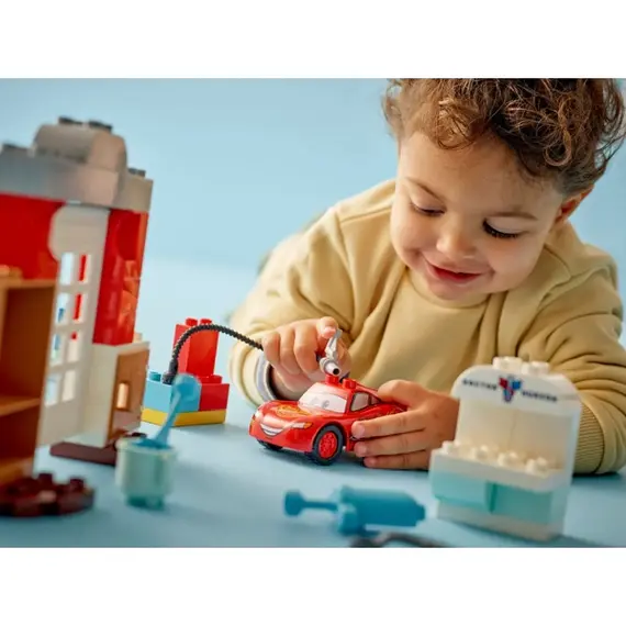 ლეგო LEGO Constructor DUPLO Disney Cars McQueen's Visit to Doc's Garage Set , 3 image - Primestore.ge