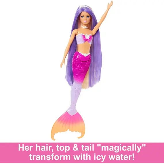 ბარბის თოჯინა MATTEL Barbie Dreamtopia New Feature Mermaid - Malibu , 3 image - Primestore.ge