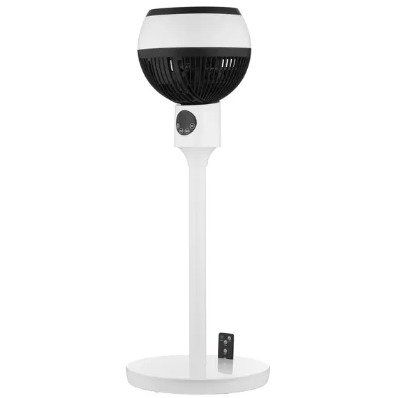 ვენტილატორი ARDESTO Floor fan, 50Вт, remote control, display, black and white - Primestore.ge