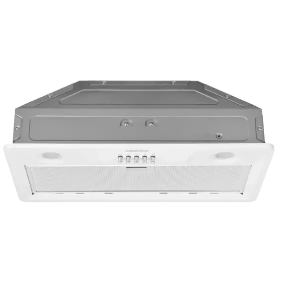 ჩასაშენებელი გამწოვი Ardesto Hood integrated, 52cm, 700m3h, metal, 2х1W LED, button,"white - Primestore.ge
