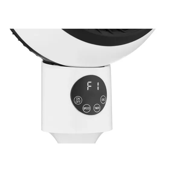 ვენტილატორი ARDESTO Floor fan, 50Вт, remote control, display, black and white - Primestore.ge