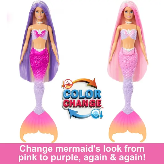 ბარბის თოჯინა MATTEL Barbie Dreamtopia New Feature Mermaid - Malibu , 2 image - Primestore.ge