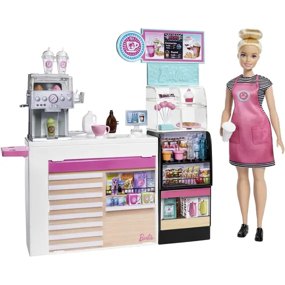 სათამაშო კომპლექტი MATTEL Barbie Coffee Shop Playset  - Primestore.ge