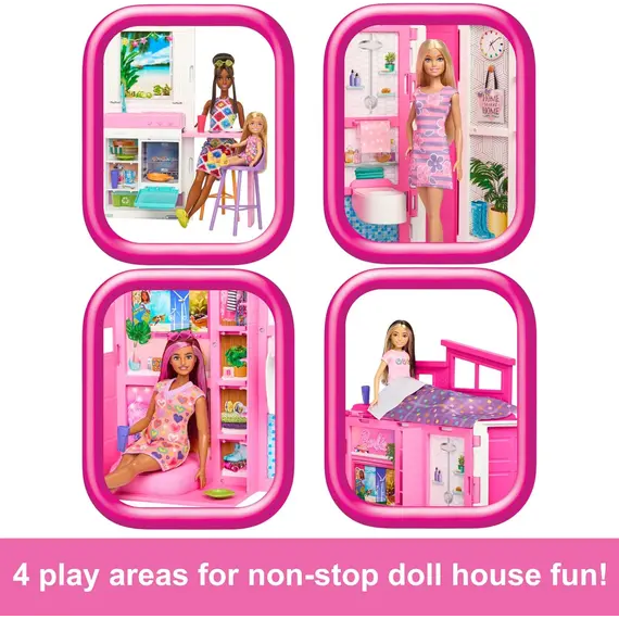 სათამაშო კომპლექტი MATTEL Barbie House , 5 image - Primestore.ge