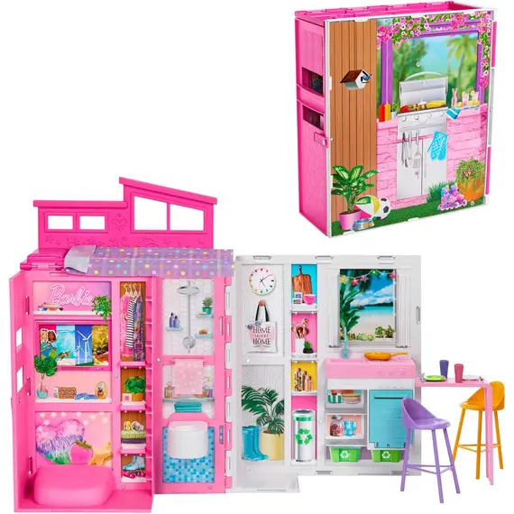 სათამაშო კომპლექტი MATTEL Barbie House  - Primestore.ge