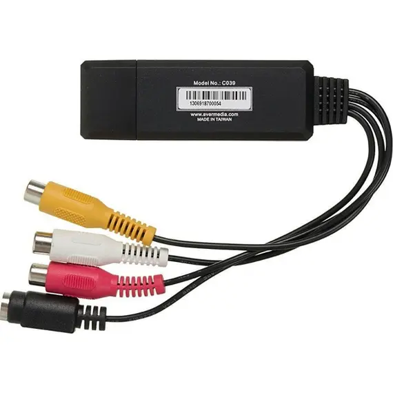 ვიდეო ჩამწერი AVerMedia Video Capture Card DVD EZMaker 7 C039 - Primestore.ge