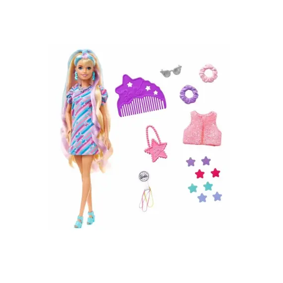 ბარბის თოჯინა Mattel Barbie® Totally Hair Doll - Blonde , 3 image - Primestore.ge