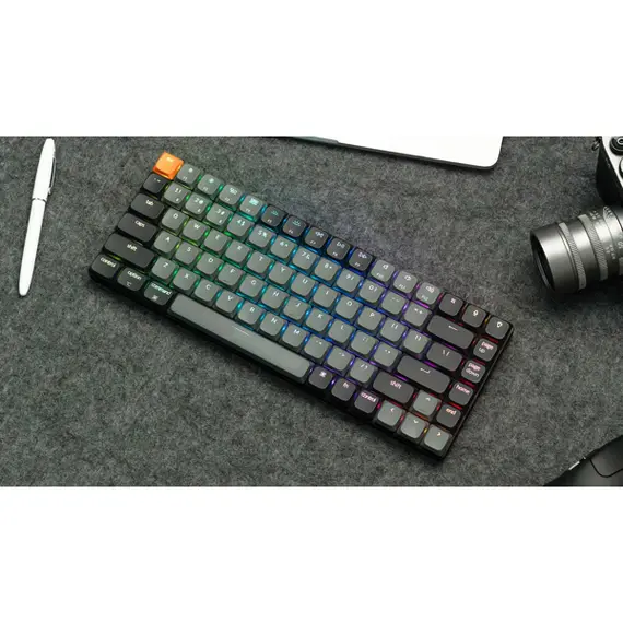 კლავიატურა Keychron K3 V3 84 keys, K Brown, BT/USB-A, RGB, black , 3 image - Primestore.ge
