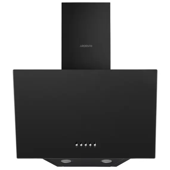 გამწოვი Ardesto Hood Inclined hood, 50cm, 450m3h, glass, 2х1W LED, button, black , 2 image - Primestore.ge