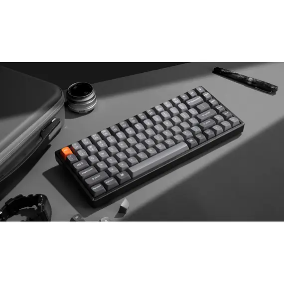 კლავიატურა Keychron K2 Max 84 keys, K Brown, WL/BT/USB-A, RGB, black , 3 image - Primestore.ge