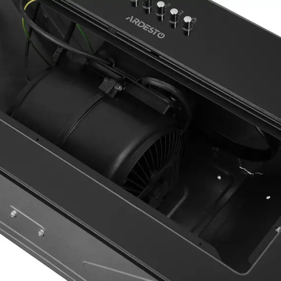 გამწოვი Ardesto Hood integrated, 52cm, 700m3h, glass, 2х1W LED, button, black - Primestore.ge
