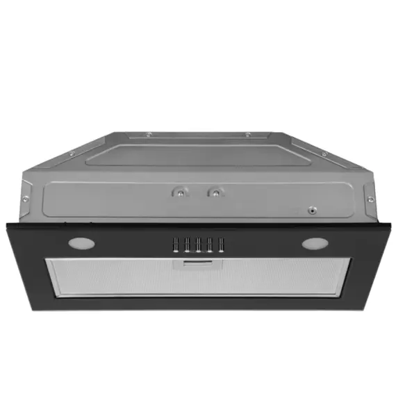 გამწოვი Ardesto Hood integrated, 52cm, 700m3h, glass, 2х1W LED, button, black - Primestore.ge