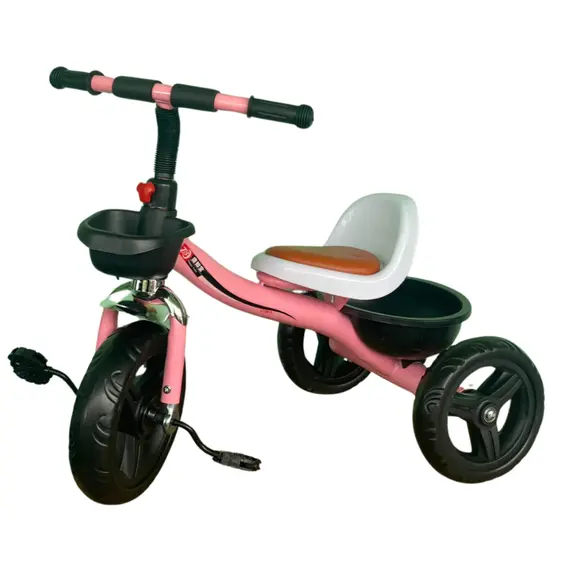 ბავშვთა სამთვალა პედლებიანი ველოსიპედი 400PINK  - Primestore.ge
