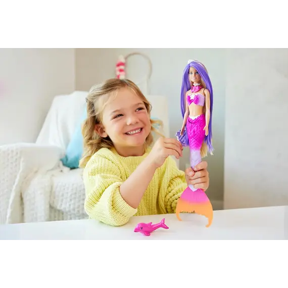 ბარბის თოჯინა MATTEL Barbie Dreamtopia New Feature Mermaid - Malibu , 4 image - Primestore.ge