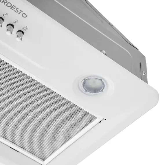 ჩასაშენებელი გამწოვი Ardesto Hood integrated, 52cm, 700m3h, metal, 2х1W LED, button,"white - Primestore.ge