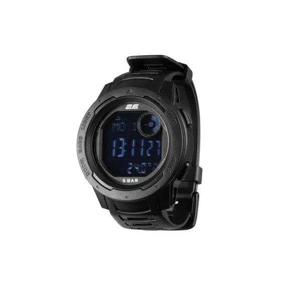 საათი 2E Delta X Black tactical watch with compass and pedometer , 2 image - Primestore.ge