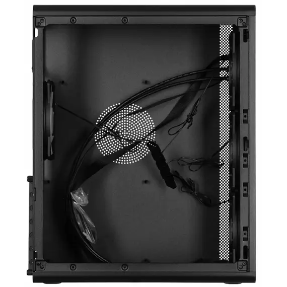 კომპიუტერის ქეისი 2E-V510B, PC case 2E GAMING Credo Plus V510B without PSU, 1xUSB3.0, 1х USB 2.0, 1xUSB Type-C, 4x120mm RGB Rainbow, VGA 310mm, TG Side Panel, ATX, black - Primestore.ge