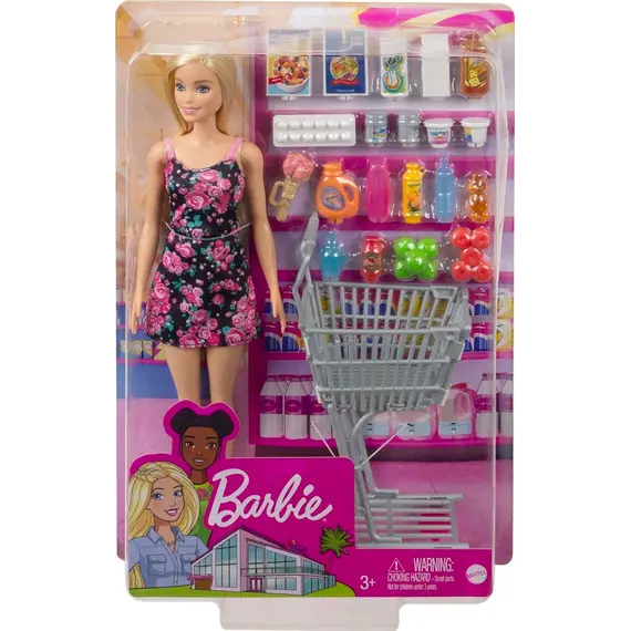 ბარბის თოჯინა Mattel GTK94-9633 Barbie Shopping Time Doll  - Primestore.ge