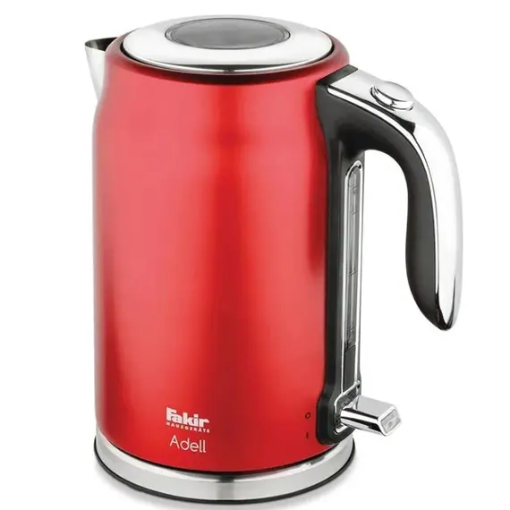 ელექტრო ჩაიდანი Fakir ADELL STEEL KETTLE- RED  - Primestore.ge